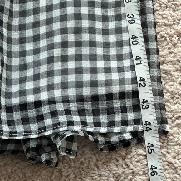 AURA Checkered Tiered Dress Size XS - Picture 8 of 8